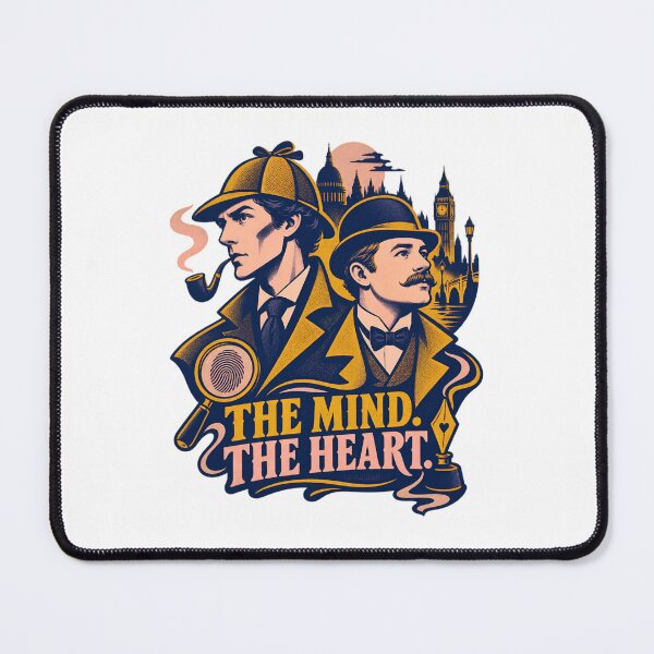 Item preview, Sherlock Holmes and Watson: The Mind and the Heart designed and sold by Fenay Designs.