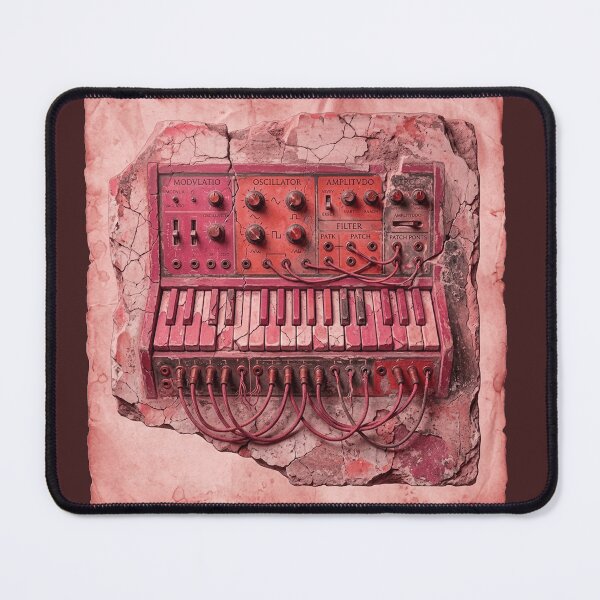 Item preview, Pompeii Synthesizer Crimson Red - Ancient Roman Wall Art designed and sold by codex antique.