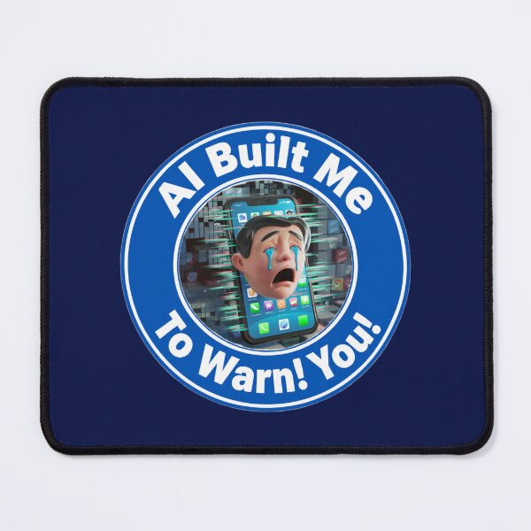 Item preview, AI Built Me - To Warn YOU designed and sold by alien almanac.