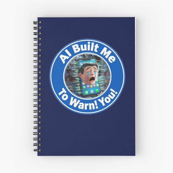 Item preview, AI Built Me - To Warn YOU designed and sold by alien almanac.