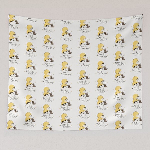 Item preview, Love at First Wag – Cute Dog Lover & Puppy Friendship Illustration designed and sold by CRAZZYDOODLES.