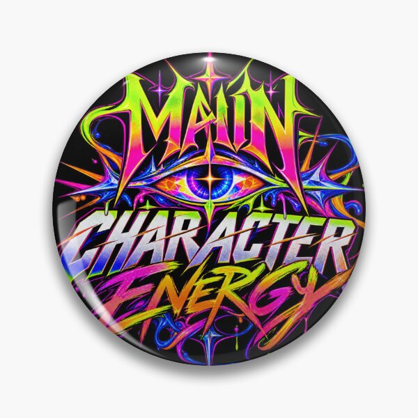 Item preview, Main Character Energy Colorful Statement Design designed and sold by RDproject.