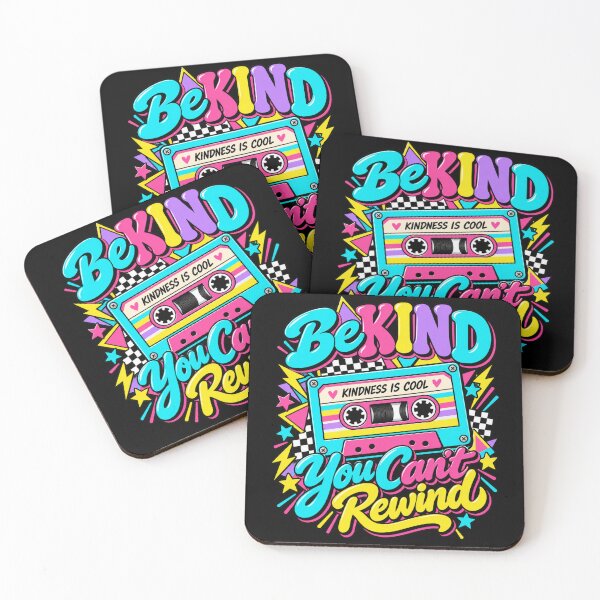 Item preview, Kindness Positive Music Lover Be Kind You Can't Rewind Inspirational T-Shirt designed and sold by Trendably.