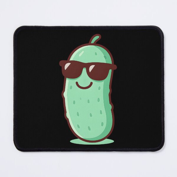 Item preview, Cute Pickle with Sunglasses | Funny Pickle Lover Art designed and sold by Basma Designs | Retro, Kawaii Shirts & Stickers.