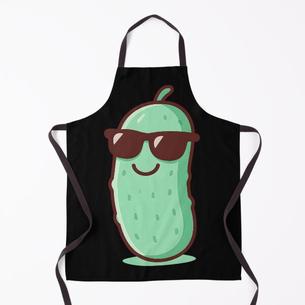 Item preview, Cute Pickle with Sunglasses | Funny Pickle Lover Art designed and sold by Basma Designs | Retro, Kawaii Shirts & Stickers.