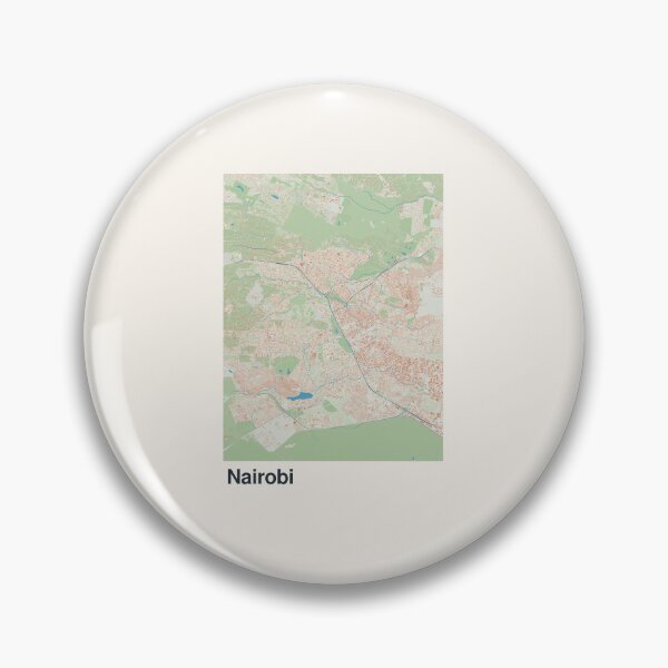 Item preview, Nairobi Minimalistic Map Art designed and sold by MapsNerd.
