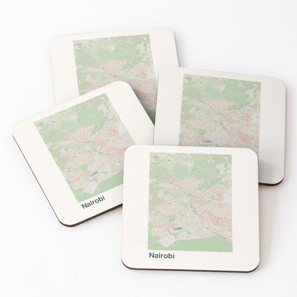 Item preview, Nairobi Minimalistic Map Art designed and sold by MapsNerd.