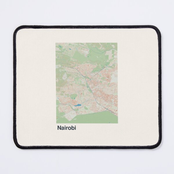 Item preview, Nairobi Minimalistic Map Art designed and sold by MapsNerd.