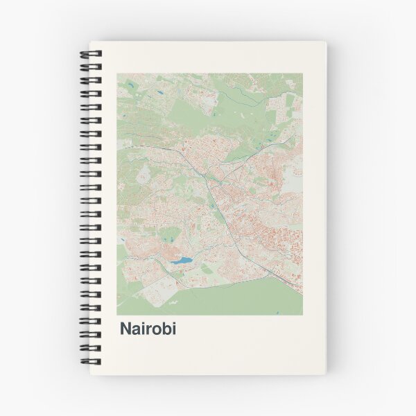 Item preview, Nairobi Minimalistic Map Art designed and sold by MapsNerd.
