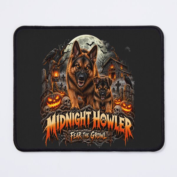 Item preview, Midnight Howler Fear the Growl designed and sold by PawPlanetPro.