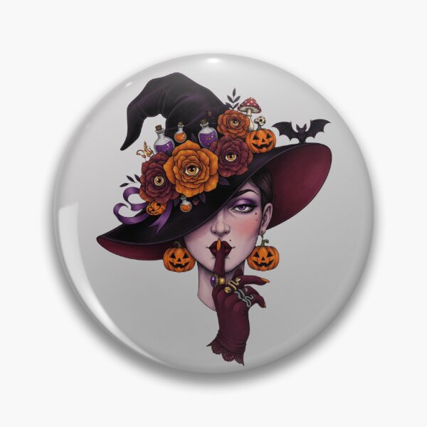 Item preview, Vintage Witch Celestial Pumpkin Gothic Halloween designed and sold by CF_VintageDesign.
