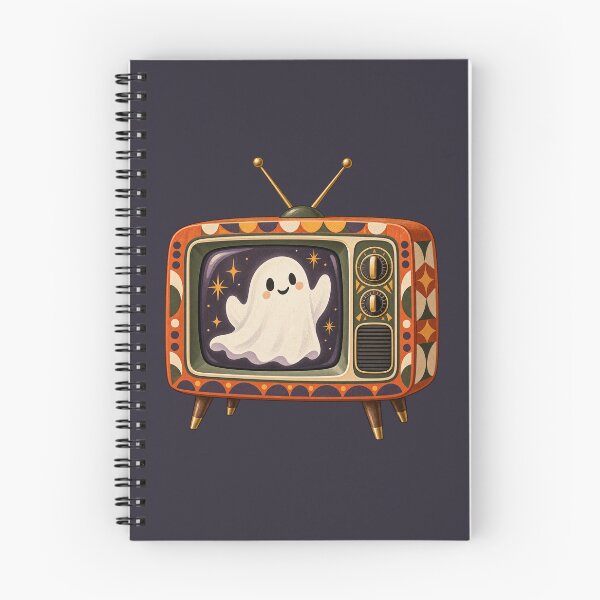Item preview, Retro Halloween Ghost Television designed and sold by AliAltinelArt.