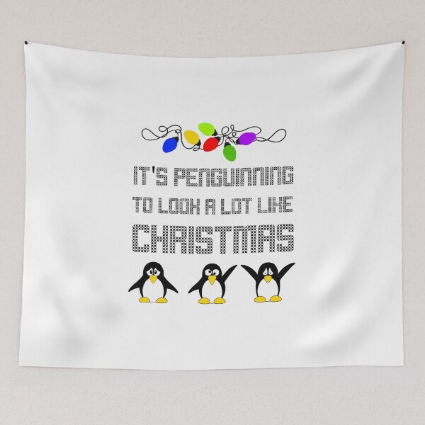Item preview, Festive Penguin Ugly Sweater designed and sold by Sartoris Art.