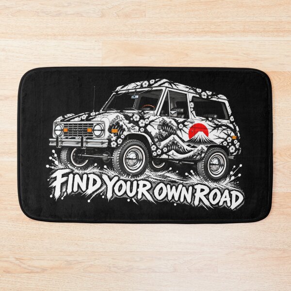 Item preview, Find Your Own Road – Japanese Art 4x4　white designed and sold by KASUMINK.