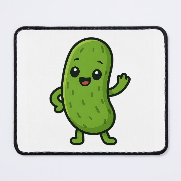 Item preview, Cute Pickle Character | Funny Pickle Lover Art designed and sold by Basma Designs | Retro, Kawaii Shirts & Stickers.