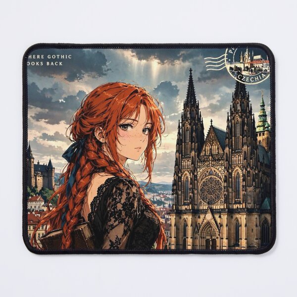 Item preview, Czech Republic — St. Vitus Cathedral — A Mysterious Evening Inside Prague's Gothic Heart designed and sold by DibujandoPorfa.