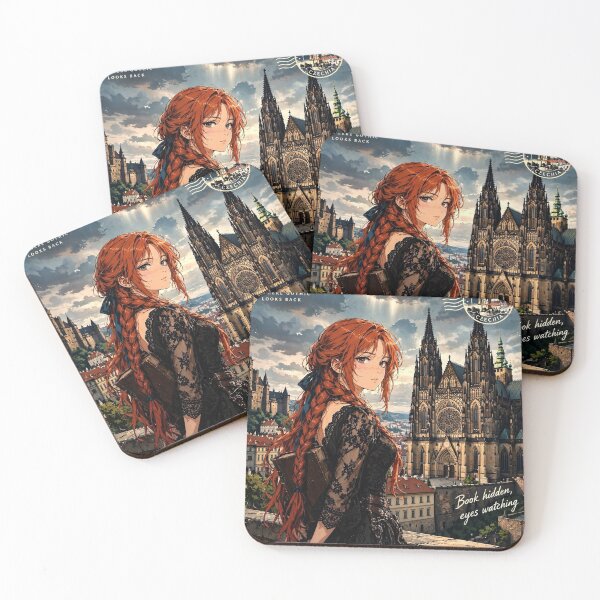 Item preview, Czech Republic — St. Vitus Cathedral — A Mysterious Evening Inside Prague's Gothic Heart designed and sold by DibujandoPorfa.