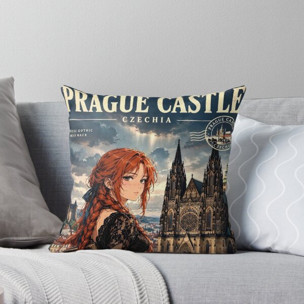 Item preview, Czech Republic — St. Vitus Cathedral — A Mysterious Evening Inside Prague's Gothic Heart designed and sold by DibujandoPorfa.