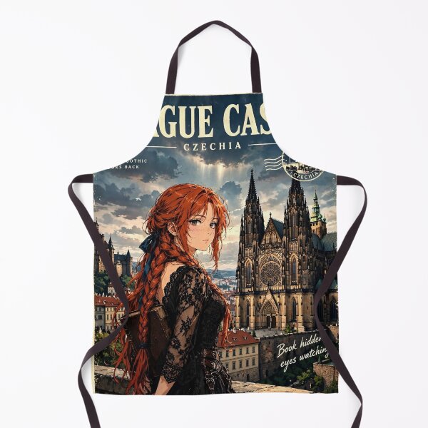 Item preview, Czech Republic — St. Vitus Cathedral — A Mysterious Evening Inside Prague's Gothic Heart designed and sold by DibujandoPorfa.