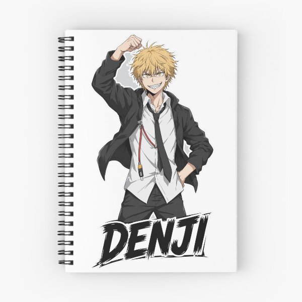 Item preview, Denji Name Banner Sticker - Chainsaw Man Fan Art designed and sold by Lesley D.