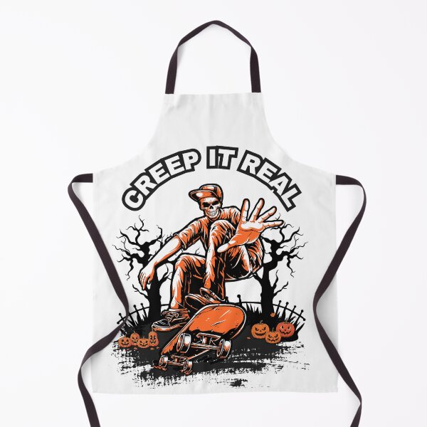 Item preview, Creep it real - Skeleton on skateboard  designed and sold by She - artist creations .