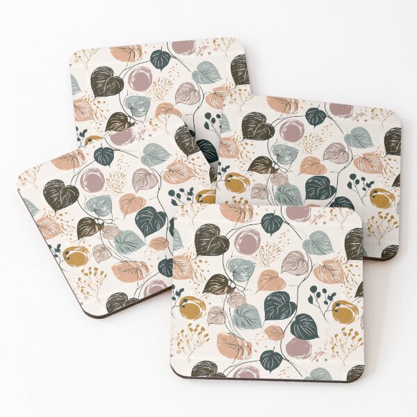 Item preview, Blooming Pothos Texture  - Retro Flower Floral - Anniversary Gifts For Him designed and sold by RoyalStarsPatts.