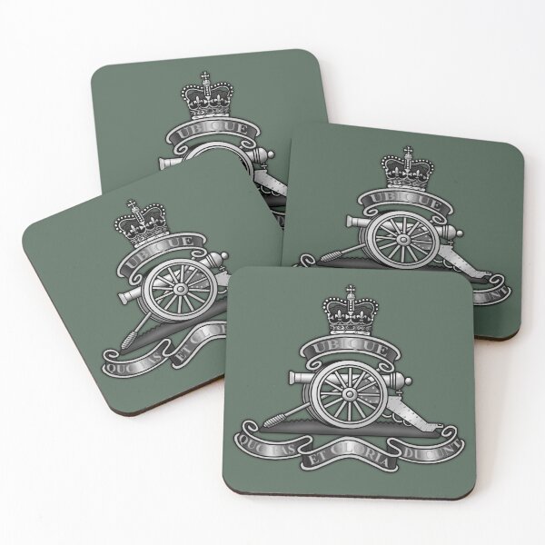 Item preview, Royal Artillery Cap Badge black and white designed and sold by Auburn-Art.