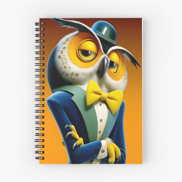 Item preview, Stylish Owl Character in a Tuxedo and Bow Tie designed and sold by Artessie.