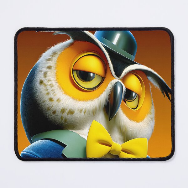 Item preview, Stylish Owl Character in a Tuxedo and Bow Tie designed and sold by Artessie.