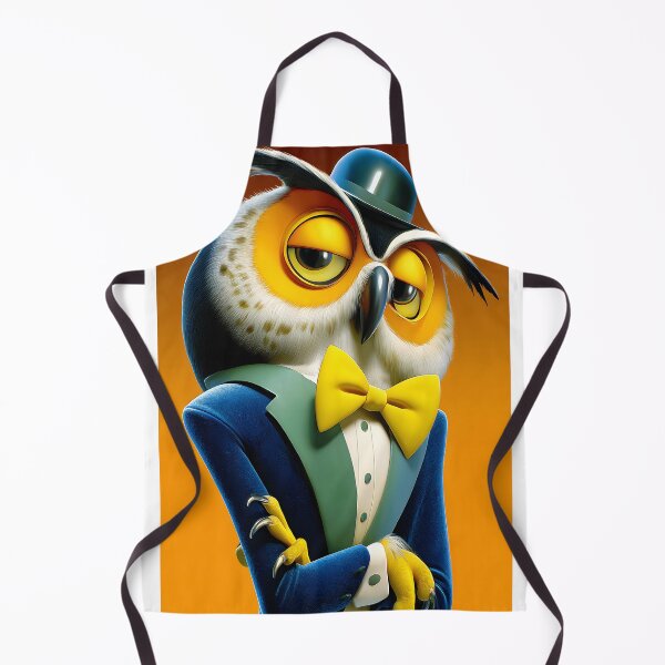 Item preview, Stylish Owl Character in a Tuxedo and Bow Tie designed and sold by Artessie.