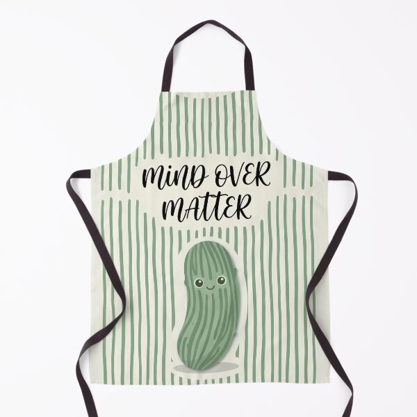 Item preview, Mind Over Matter Cute Pickle designed and sold by Basma Designs | Retro, Kawaii Shirts & Stickers.