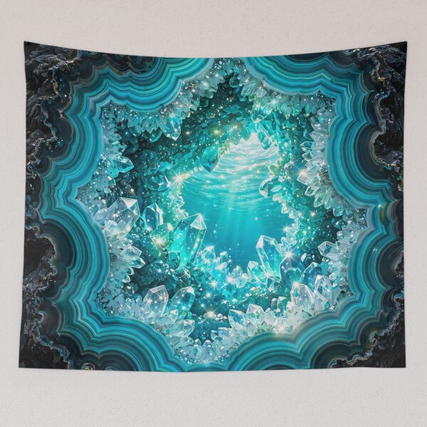 Item preview, ocean geode designed and sold by LunaAdventurer.