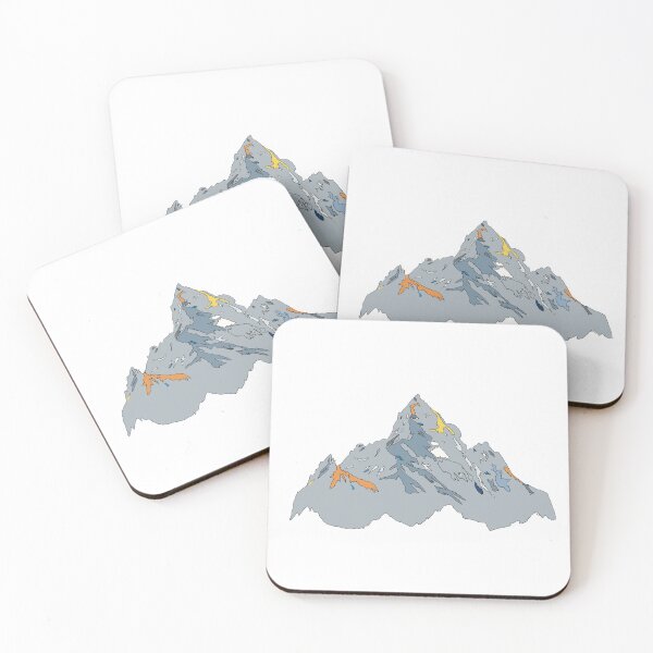 Item preview, Dawn Everest - Geometric Alpine Peak Art designed and sold by iampaulmorris.