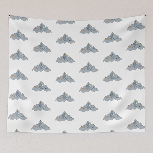 Item preview, Dawn Everest - Geometric Alpine Peak Art designed and sold by iampaulmorris.