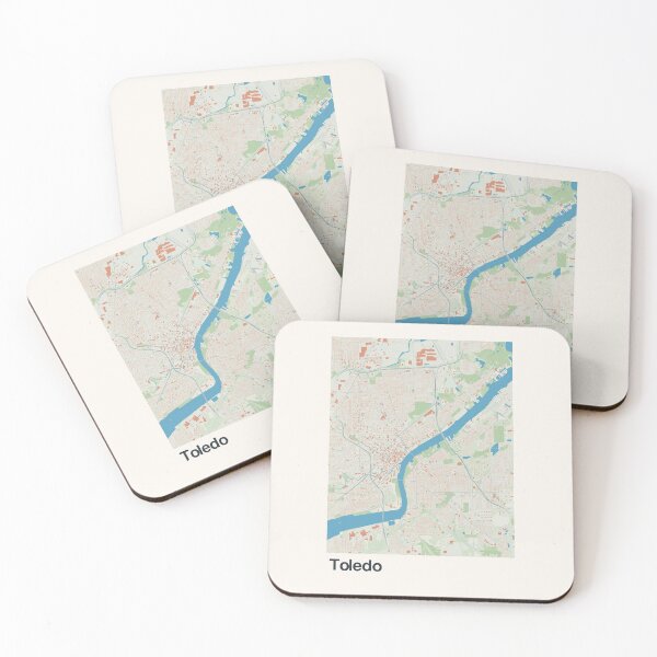 Item preview, Toledo Minimalistic Map Art designed and sold by MapsNerd.