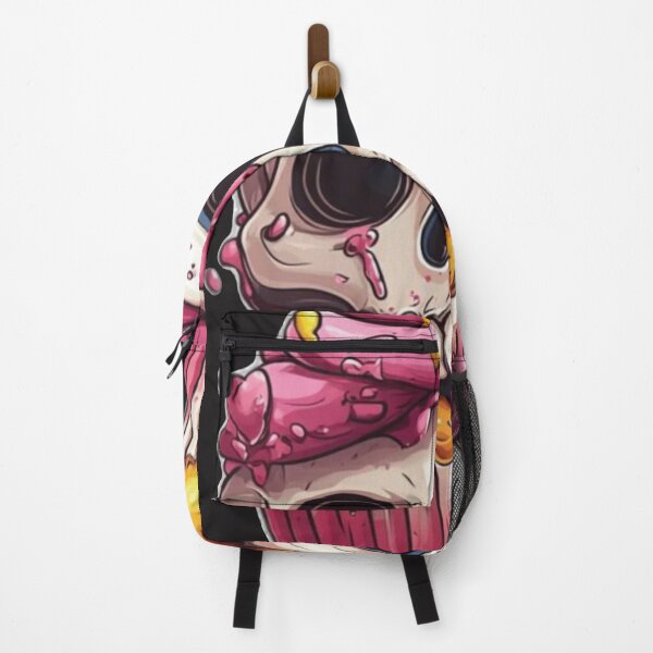 Item preview, Creepy Cute Pink Skull Cupcake Art designed and sold by DesignByUmza.