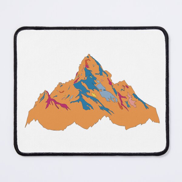 Item preview, Night Everest - Geometric Alpine Peak Art designed and sold by iampaulmorris.