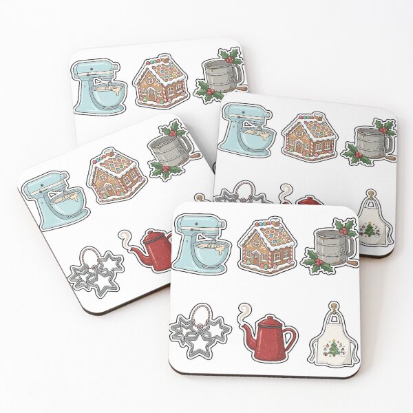 Item preview, Vintage Christmas Bakehouse Sticker Pack - Retro Baking Essentials designed and sold by SimpleP.