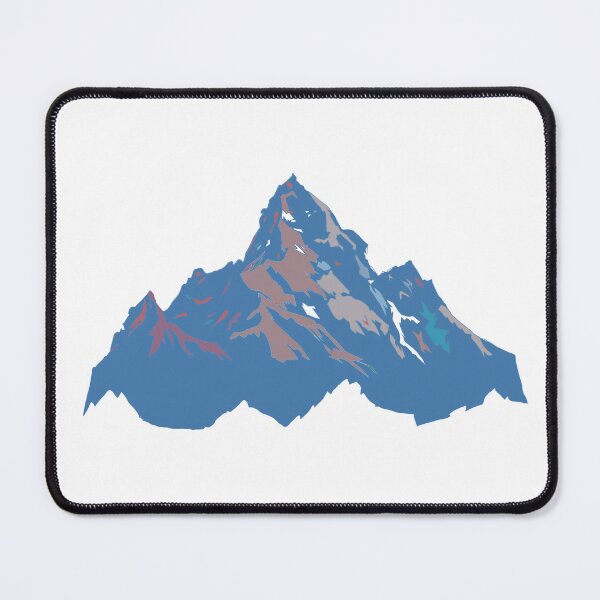 Item preview, Winter Blue Everest - Geometric Alpine Peak Art designed and sold by iampaulmorris.