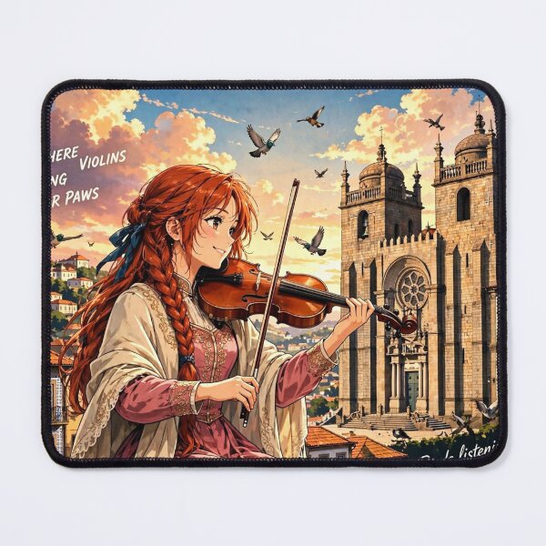 Item preview, Portugal — Porto Cathedral — A Romantic Sunset Over the Old Streets of Porto designed and sold by DibujandoPorfa.