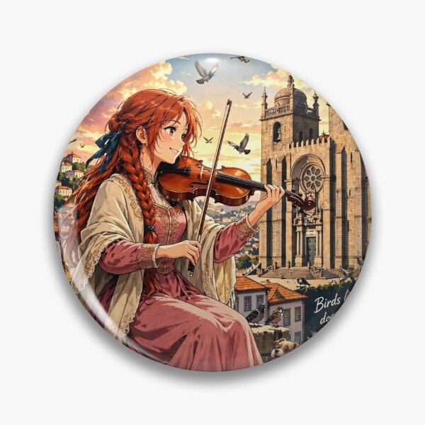 Item preview, Portugal — Porto Cathedral — A Romantic Sunset Over the Old Streets of Porto designed and sold by DibujandoPorfa.