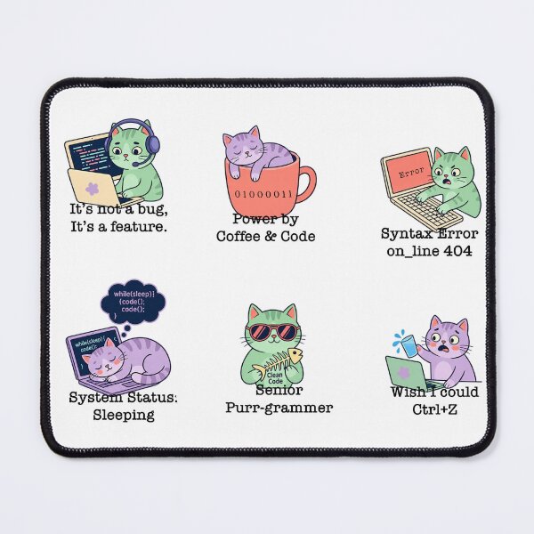 Item preview, Programmer Cat Pack designed and sold by AliaaSaleh56-.