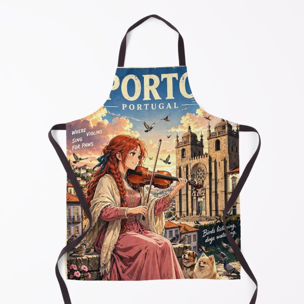 Item preview, Portugal — Porto Cathedral — A Romantic Sunset Over the Old Streets of Porto designed and sold by DibujandoPorfa.