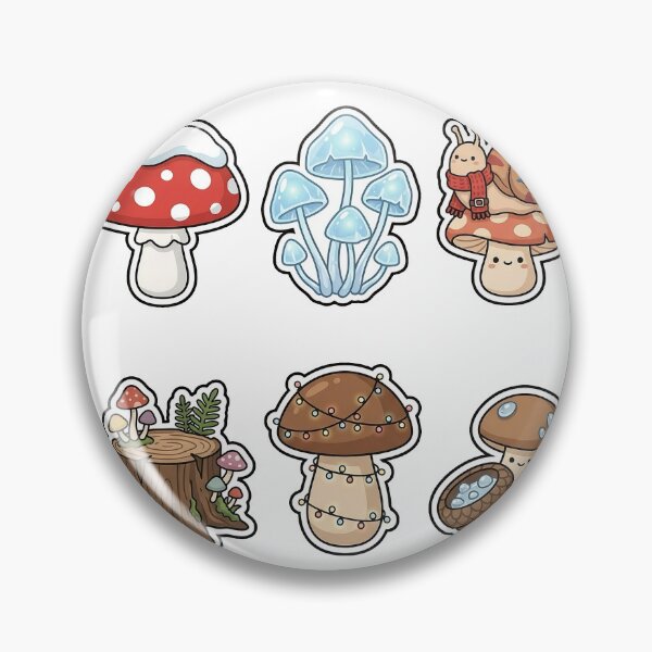 Item preview, Enchanted Winter Forest Mushroom Sticker Pack - Magical Fungi Set designed and sold by SimpleP.