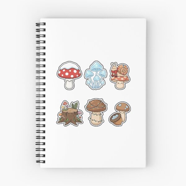 Item preview, Enchanted Winter Forest Mushroom Sticker Pack - Magical Fungi Set designed and sold by SimpleP.