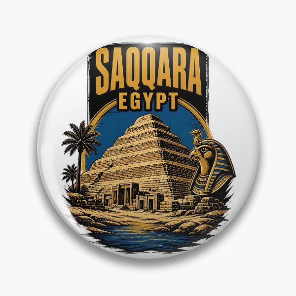 Item preview, Saqqara Egypt Vintage Travel Tourism designed and sold by TravelersGems.