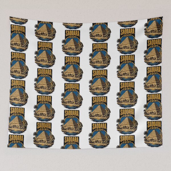 Item preview, Saqqara Egypt Vintage Travel Tourism designed and sold by TravelersGems.