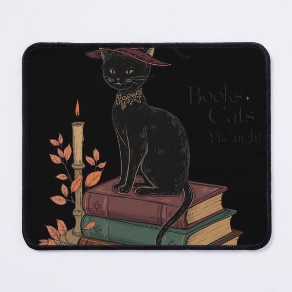 Item preview, Gothic Black Cat Book Lover designed and sold by ChicTrendz.