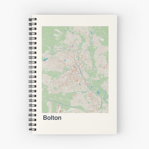 Item preview, Bolton Minimalistic Map Art designed and sold by MapsNerd.