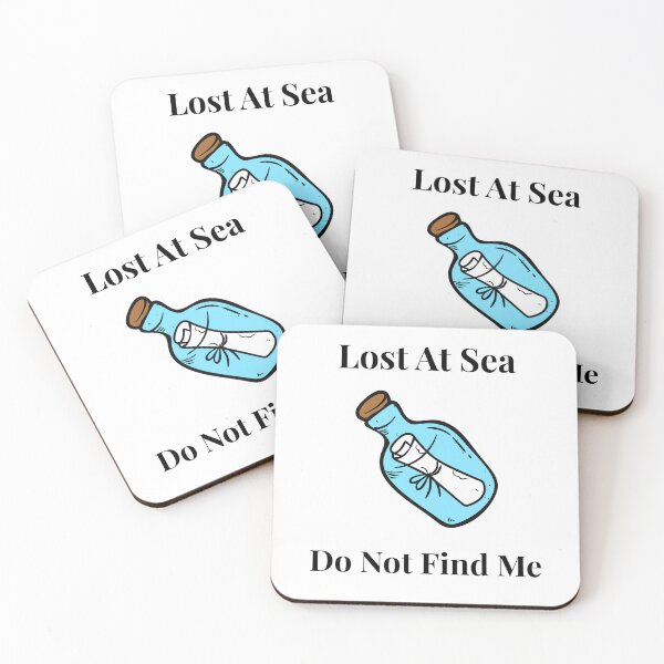 Item preview, Lost At Sea Do Not Find Me Cute Message in a Bottle designed and sold by MorningCoffee41.